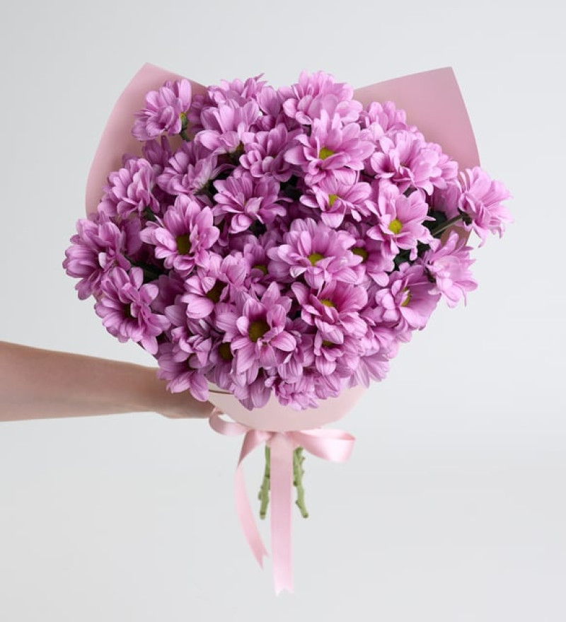 Premium Pembe Papatyalar Çiçek Buketi